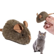 2x Squeaky Mouse Cat Toy