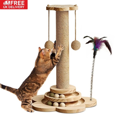 Tall cat scratching post cats - scratching,