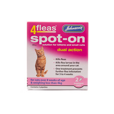JOHNSONS 4FLEAS CATS KITTENS