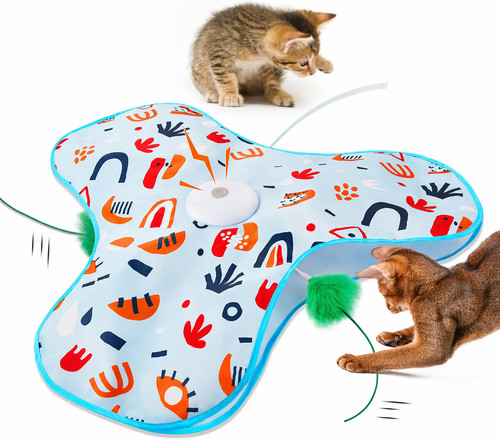 Interactive cat toy - cat,