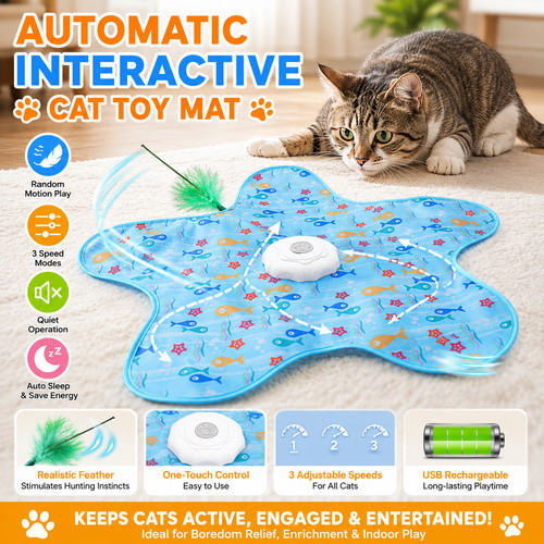 Automatic interactive cat - interactive, toy