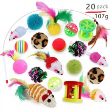 30 Pcs Pet Cat Bells Mouse