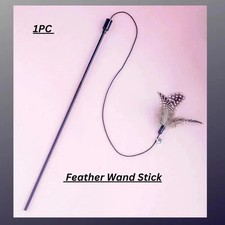 Cat Kitten Feather Wand Stick