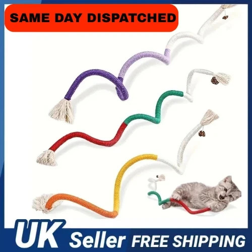 Catnip rope cat chew toy - rope, teeth
