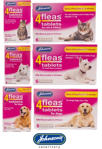 Johnsons 4fleas tablets flea - johnsons,